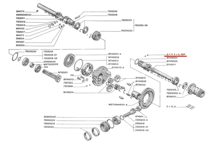 Dniepr MT 16 12 MW MB 650/750 Differentialantriebsrollen ORIGINAL