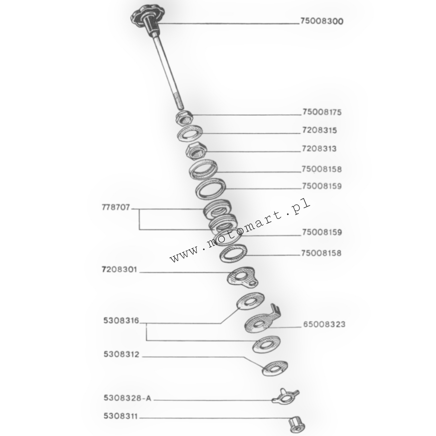 Dniepr MT steering damper, K-750 telescope, steering wheel pads, KNOB