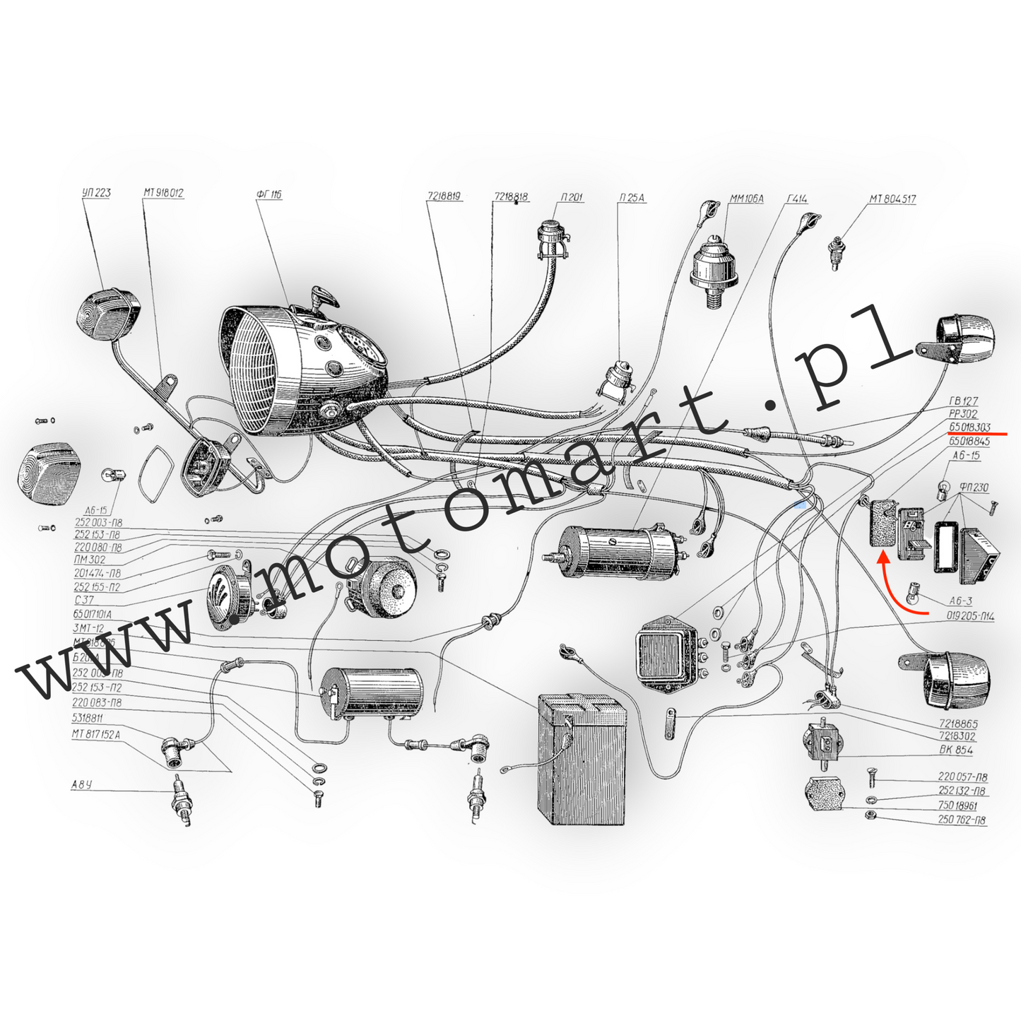 Rubber washer Dnieper MT K750 Ural M72 turtle RUBBER stop lamp cable