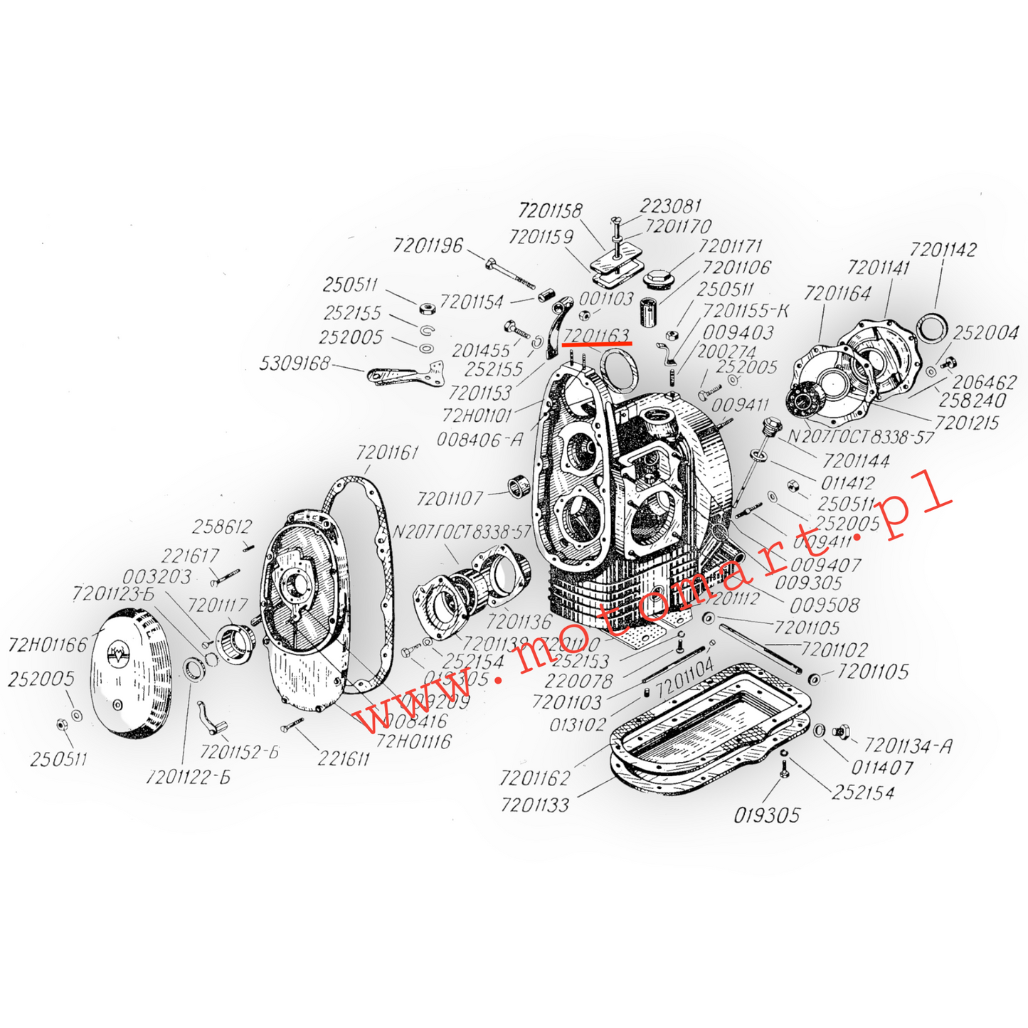 Generator-O-Ring M72 K750 URAL DNIEPR Gummidichtung ÖLBESTÄNDIG 
