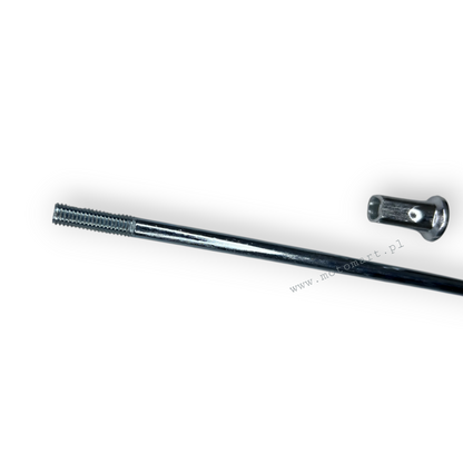 DNIEPR K750 Speichennippel-Felge, Aluminium, Trommel, Weiß, 120 mm