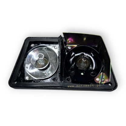 LAMPA TYLNA WÓZKA BOCZNEGO DNIEPR URAL lampka kaerunkowskaz ORYGINAŁ - PRZEDNIA